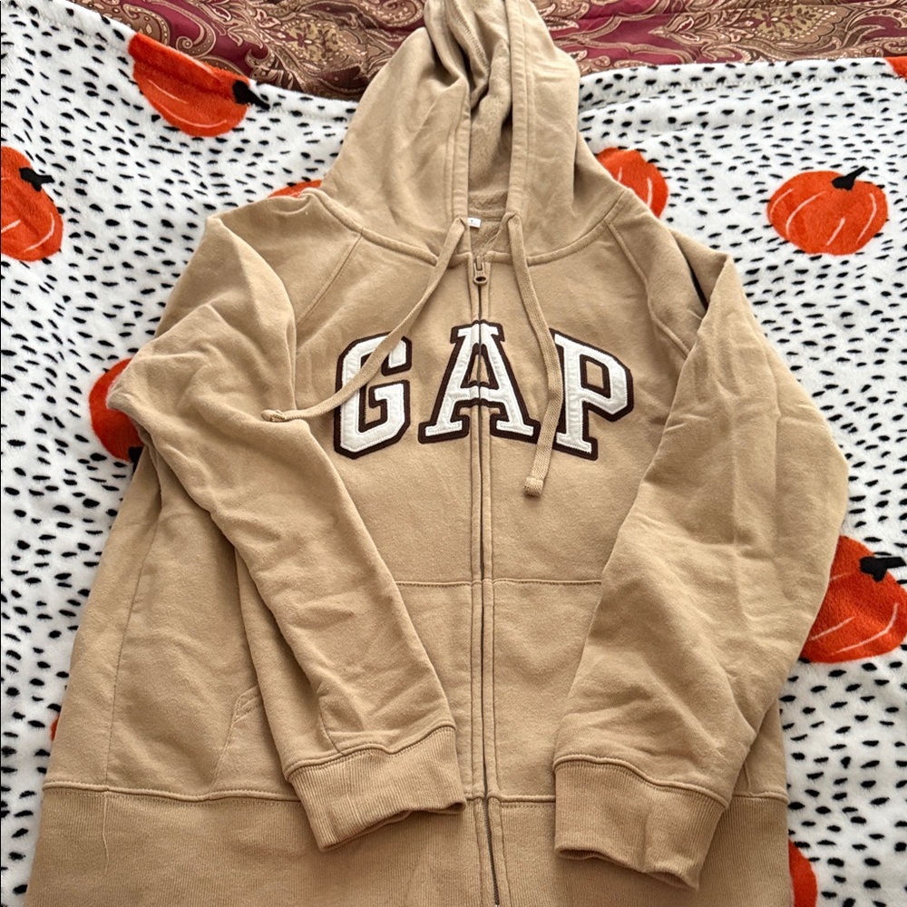 GAP Factory Tan Hoodie Sweatshirt